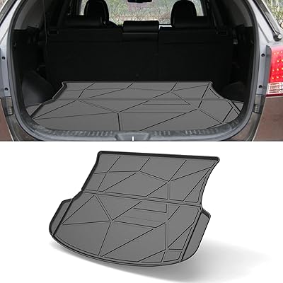 Tapis de coffre arrière de voiture tpr flexible anti-poussière pour kia sorento