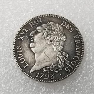 Artisanat antique 1793 dollar en argent français pièce plaquée argent copie pièce commémorative