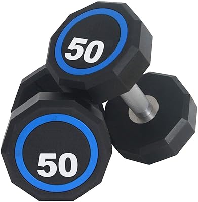 Paire d'haltères fitness first avec revêtement en uréthane