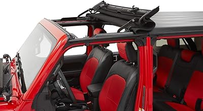 Besttop jeep wrangler jl 18-20 sunrider - toit souple, black diamond, 52452-35