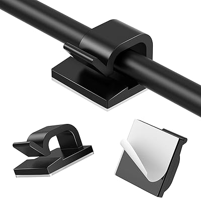 Clips de câble adhésifs 110 pièces fil gestion support organisateur pour voiture