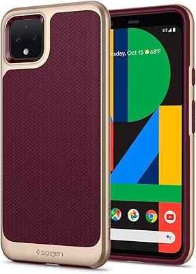 Coque hybride spigen neo conçue pour google pixel 4 xl - bordeaux
