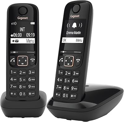 Téléphone portable sans fil gigaset de allrounder duo avec grand écran