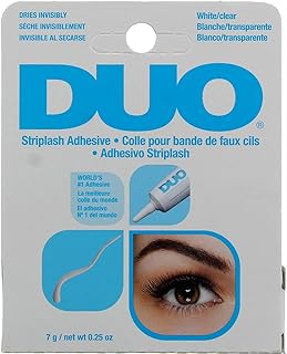 Adhésif pour cils deo 025 ml blanc transparent (paquet de 3)