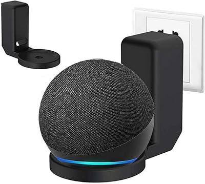 Support mural skido pour amazon alexa echo dot 4 gen 4. accessoires peu