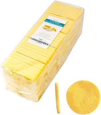 Éponges pour le visage - 240 pièces - éponge faciale compressée pva difusus