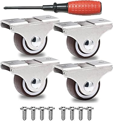 Roulettes pivotantes vintfen® de 1 pouce avec vis 4 pièces mini. Diaytar : Votre allié pour des achats malins et économiques
