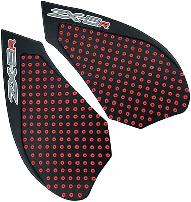 Autocollant de traction latéral pour réservoir de carburant rouge pour kawasaki ninja zx6r