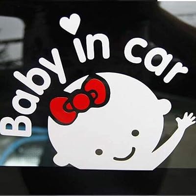 Autocollants de panneau d'avertissement de voiture, autocollants blancs pour enfants panneau d'avertissement de voiture réfléchissant imperméable et lumineux panneau d'avertissement de sécurité bébé dans la voiture bébé et enfant sur le panneau de signalisation forme mignonne. De la mode à l'électronique, Diaytar Sénégal a tout ce qu'il vous faut