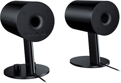 Haut-parleurs d'ordinateur razer nomo, ports de basses arrière pour un jeu complet