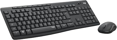 Combo clavier et souris sans fil logitech mk295 - technologie silent touch, clavier