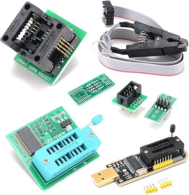 Kit de programmation usb eeprom avec clip sop8, kit de programmation bios flash