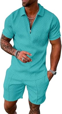 Ensemble de vêtements d'été deux pièces pour hommes avec design de mode