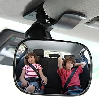 Rétroviseur de voiture, rétroviseur d'angle mort intérieur de route hd, angle réglable rotatif