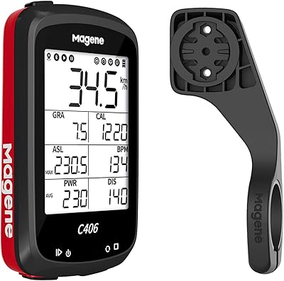 Ordinateur de vélo magen c406 avec support, gps étanche, ordinateur de vélo intelligent