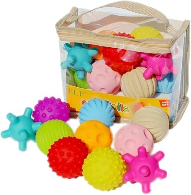 10 pièces boules de massage sensorielles douces pour bébé avec effet sonore bb