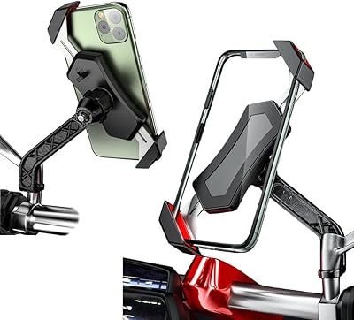 Support de téléphone portable pour moto, 1s anti-secousse à dégagement rapide pour smartphones