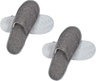 Pantoufles de spa pour hommes et femmes (5 paires) antidérapantes