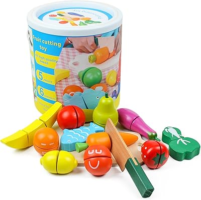 Umm ana, un ensemble de jouets alimentaires pour enfants, des jouets en bois