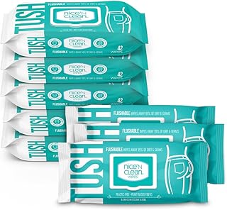 Lingettes jetables pour adultes nice & clean (8 x 42 pièces) | lingettes