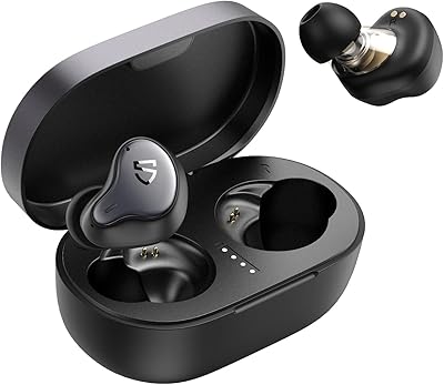 Écouteurs sans fil bluetooth 5.2 soundbeats écouteurs à basses profondes avec 4 microphones