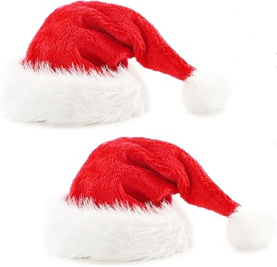 Tbsitns chapeau de noël chapeau de père noël enfants chapeau de vacances