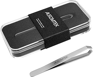 Pince à barbe et à épiler ozumtec en acier inoxydable pour enlever