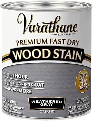 Varathen 269394 peinture pour bois de qualité supérieure à séchage rapide, 32 oz, gris patiné. Diaytar : Connectez-vous aux meilleures offres