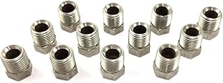 The stop shop pack de 12 7/16\" - 24 raccords inox pour tube
