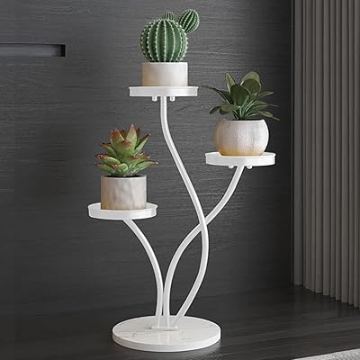 Support pour plantes en fer, support pour pots de fleurs intérieur et extérieur