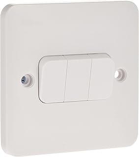 Interrupteur de panneau schneider electric lacey ggbl1032, 3 groupes, 2 voies, 10ax, blanc