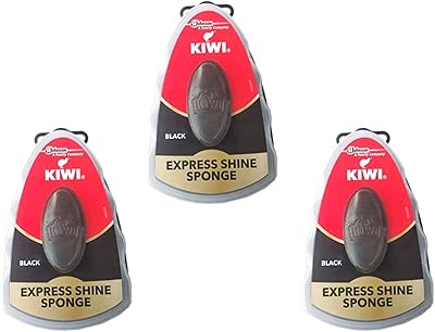 Éponge à cirer les chaussures black by bee the best kiwi express, 5,9