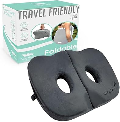 Coussin de siège pliable koshi - soulagement de la douleur des os assis