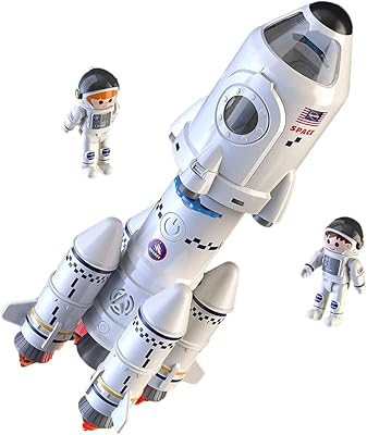Jouets fusée navette spatiale pour enfants âgés de 3 4 5 6 7 8 9 ans, jouets éducatifs scientifiques 5 en 1 avec 2 astronautes, une lampe de projection, jouets d'aventure spatiale en cadeau pour garçons et filles âgés de 3 ans ans et plus. Diaytar : L'e-commerce généraliste qui met le discount à l'honneur