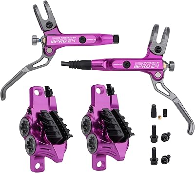 Gfo yh kit de freins à disque hydrauliques e4 vtt à 4 pistons