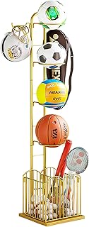 Support de rangement pour ballons rness, organisateur de garage de sport amovible à