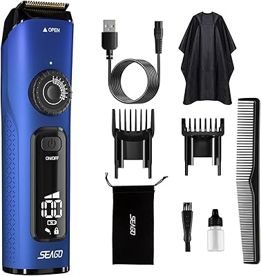Tondeuse à cheveux sans fil sego pour hommes, rasoir électrique rechargeable pour hommes