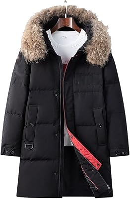 Doudoune homme homme hiver 90% duvet de canard blanc épais