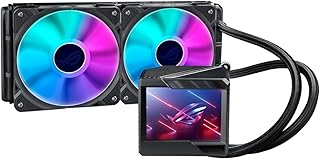 Refroidisseur de processeur liquide tout-en-un ass rog riogen ii 240 argb, ventilateur à