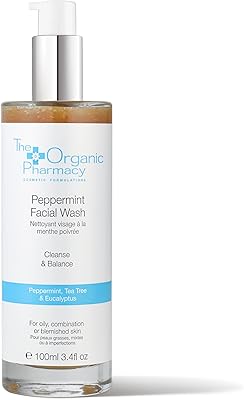 Nettoyant visage à la menthe the organic pharmacy 100 ml