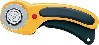 Coupe-papier circulaire de luxe conçu pour faciliter le travail, couleur jaune et noir