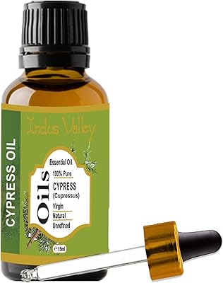 Huile de cyprès halal 100 % pure et naturelle certifiée indus valley