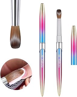 Castoev nail art brush kolinsky pinceau professionnel 3d en acrylique pour nail art