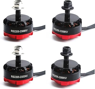 Moteur sans balais aeruvami 2205 2300kv 4 pièces moteur à rotor inverse