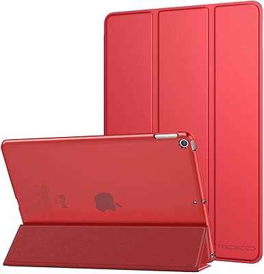 Coque intelligente légère à trois volets avec dos transparent en silicone souple