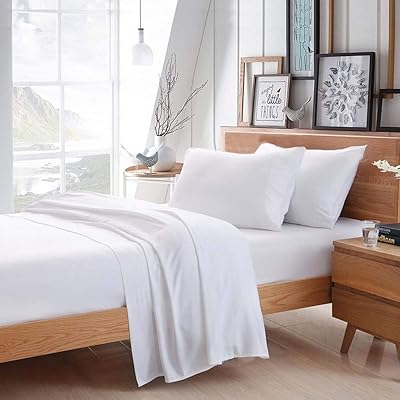 Parure de lit 4 pièces 100 % coton égyptien, coton égyptien 600 fils