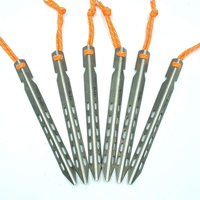 Making tech piquets de tente en titane ultra légers pour le camping