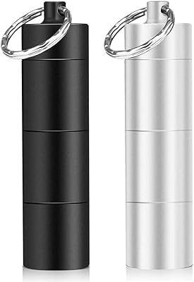 Piluliers portables delfino boîtes à pilules en métal avec porte-clés de voyage. Diaytar Sénégal : Le plaisir d'acheter sans se priver