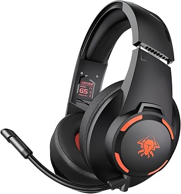 Casque de jeu bluetooth sans fil plextone g5 pliable, latence ultra-faible de 45