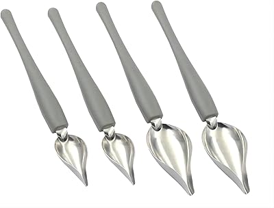 Ensemble de spatules décoratives de peinture de précision pour la cuisine, 2 spatules